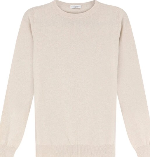 Brunello Cucinelli Dame Strikkevarer Beige S,