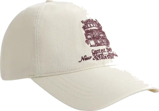 Gant Graphic Cotton Twill Cap Cream ONE SIZE