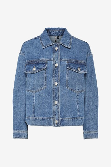 pieces Denim jakke pcElma Denim Jacket Blå