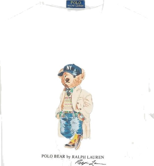Polo Ralph Lauren Custom Slim Fit Polo Bear T Shirt White S