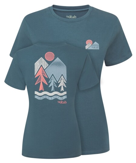 Rab Tuku Vista Tee Wmns Orion Blue Size 08