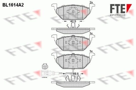 Bremseklosser FTE 9010250