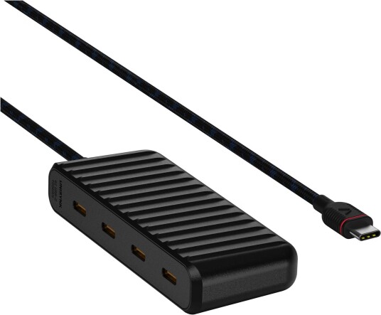 Unisynk USB-C til 4x USB-C mini hub (sort) Unisynk USB-C til 4x USB-C mini hub (sort)
