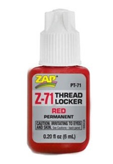 ZAP Z-71 ThreadLock Rød 6ml ZAP Z-71 ThreadLock Rød 6ml