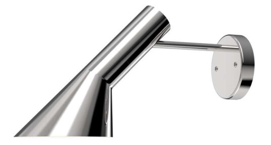 Louis Poulsen - AJ Vegglampe Hardwired Polished Steel