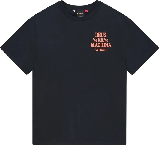Deus Ex Machina Sao Paulo Ceramic Tee   BLACK   M