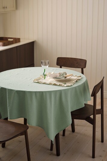 Ellos Home Duk Majken 145x145 cm Grønn
