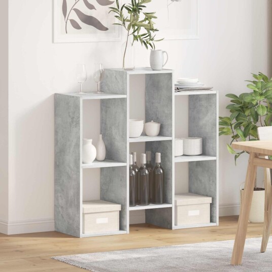  Serviesskap Betonggrå 90 x 30 x 90 cm