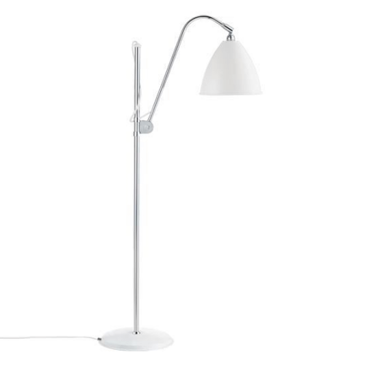 Bestlite BL3M Gulvlampe Matt Hvit & Krom Bestlite BL3M Gulvlampe Matt Hvit & Krom
