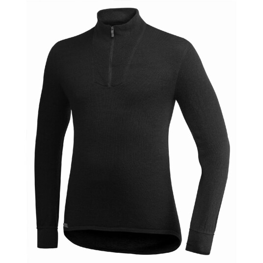 Woolpower Zip Turtleneck 400 Black S Woolpower Zip Turtleneck 400 Black S