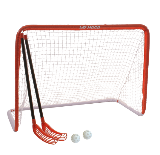 My Hood Hockey/Floorball inkl. 2 staver + 2 baller