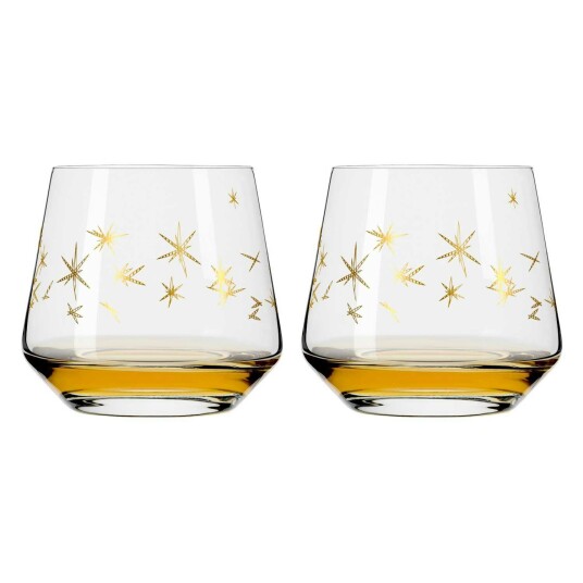 Ritzenhoff Celebration Deluxe Tumblerglass Stars 2 pk 42 cl