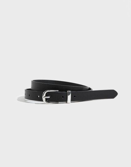 PieceSvart - Pcmyra Slim Belt Noos PieceSvart - Pcmyra Slim Belt Noos