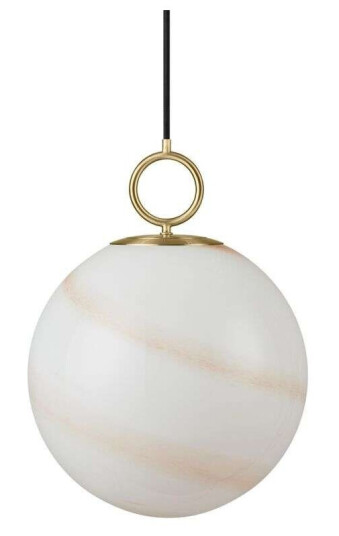 Halo Design Stockholm Pendel Ø30 Marble Brown