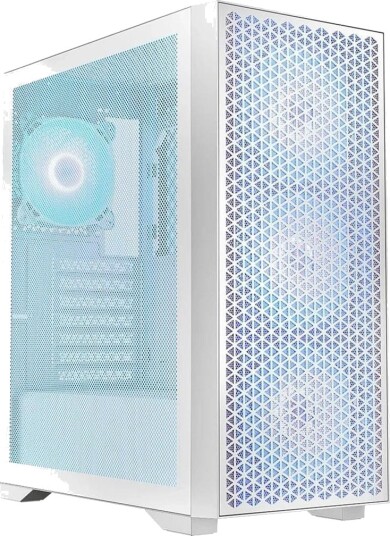 Logic Concept Dart Pro Midi Tower ATX 4x ARGB-vifter USB-C Hvit
