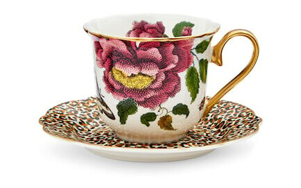 Spode Creatures of Curiosity Tekopp og fat Leopard & Cream 1738291-01-0 1738285-01-0