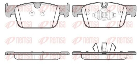 Bremseklosser REMSA 1692.10 Bremseklosser REMSA 1692.10