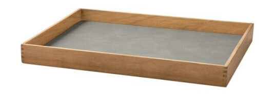 LIND DNA Even teak brett 27,9x35,9 cm nupo lys grå LIND DNA Even teak brett 27,9x35,9 cm nupo lys grå