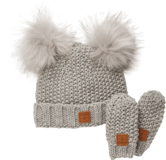 Kombi Kids' Adorable Set Infant 3-9 months, Light Heat Grey