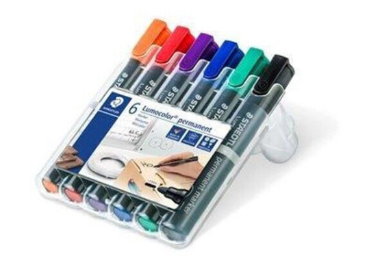 Staedtler Marker Lumocolor permanent 6pcs.box