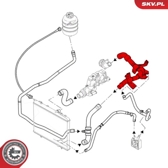 ESEN SKV 43SKV754 Radiatorslange