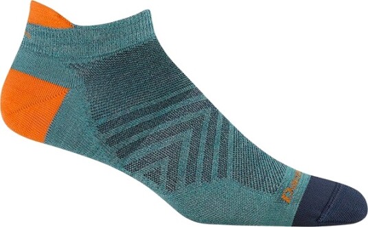 Darn Tough Men"s Run No Show Tab Ultra Lightweight Aqua M 41 42.5