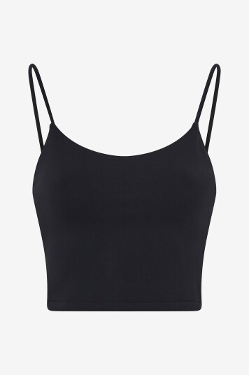 Aim'n   Topp Shape Seamless Strap Singlet   Svart