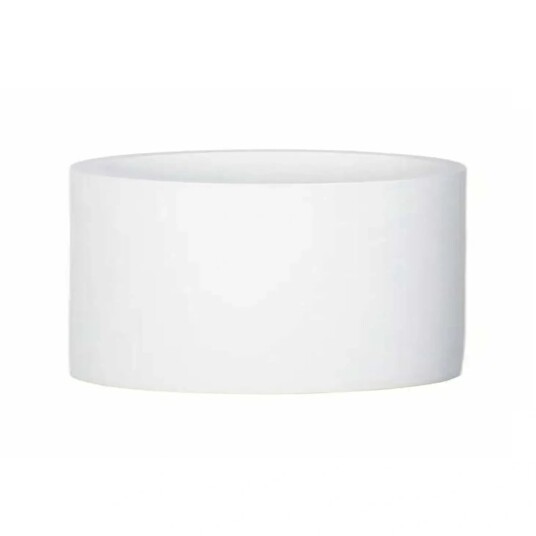 Homefactory Fiberstone Round plain matt white 302031