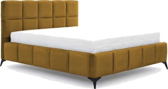 Kamble Sengeramme med Oppbevaring 160x200 cm Gul