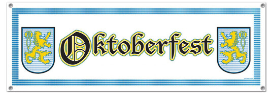 360 Degrees Ltd Banner Oktoberfest Hvit