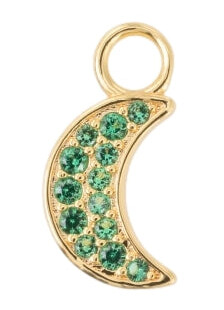 Emilia By Bon Dep Elise Charm Green Moon Charm Gull  female