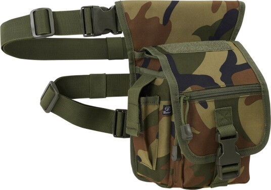 Brandit MOLLE Side Kick höftväska Brun, Grønn Brandit MOLLE Side Kick höftväska Brun, Grønn