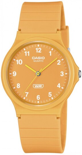 Casio Dameklokke MQ 24B 9BEF Pop Orange/Gummi Ø34.9 mm