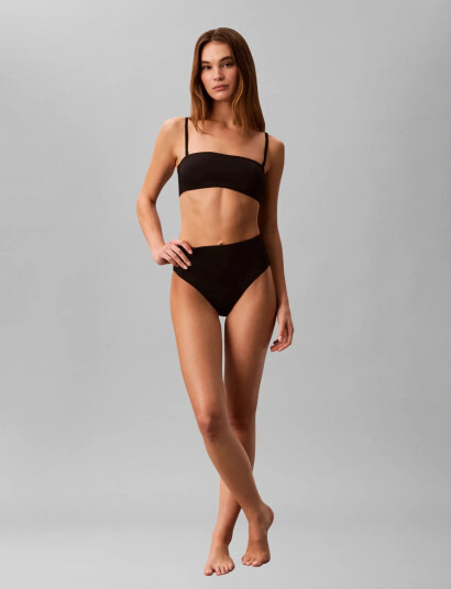 Calvin Klein High Waist Bikini   Black   S