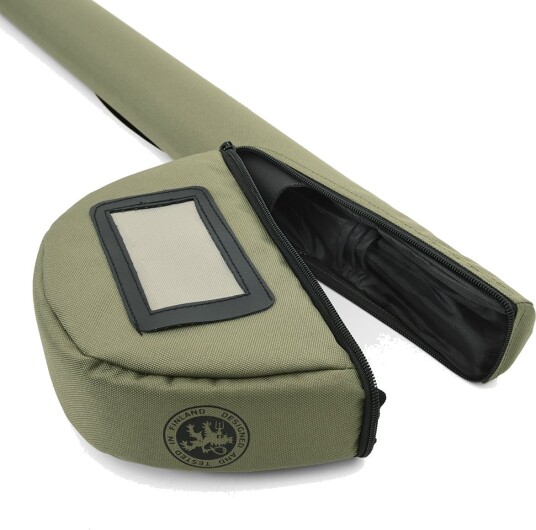 Vision Rod & Reel Tube 74cm Oliven Tar 4-Delt Stang Opp Til 9 Fot + Snelle