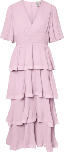 YAS Yasplira Ss Long Dress S.   Show   Pink   34
