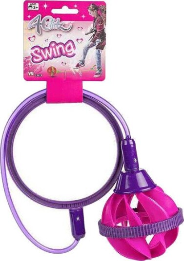 4-Girlz Ankelswing - 78 cm, Med Glitrende Kule - Rosa (6+ År)