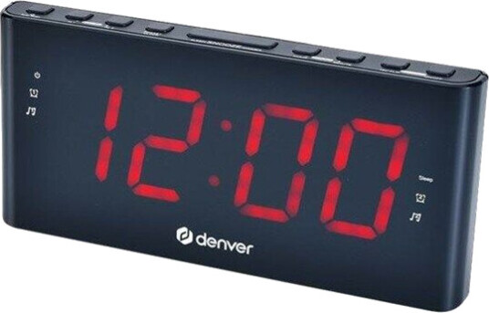 Denver Klokkeradio med Projeksjon og Alarm - Svart Denver Klokkeradio med Projeksjon og Alarm - Svart