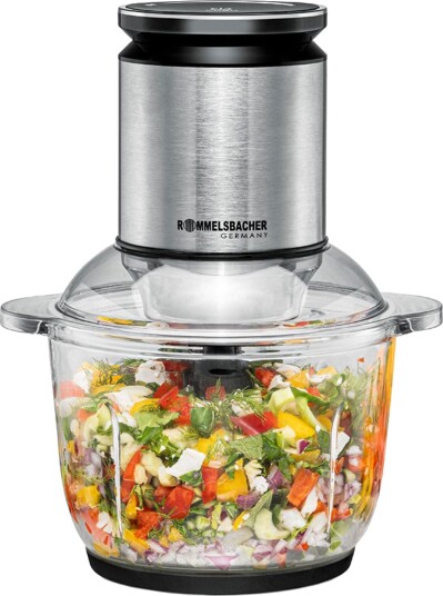 Rommelsbacher MZ 600 Multihakker - 2L, 22 hastigheter - Sort/Rustfritt stål