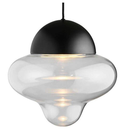 Design By Us - Nutty XL Pendel Clear/Black Design By Us - Nutty XL Pendel Clear/Black