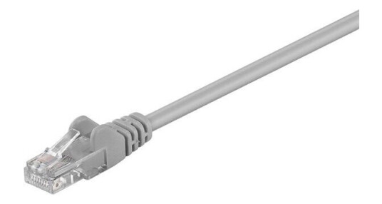 CAT 5e patch cable U/UTP grey 15 m