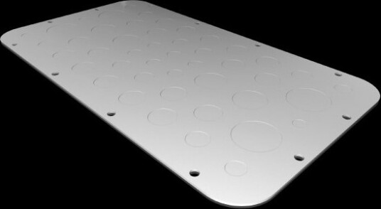 Rittal Metallflensplate Ax Metr. 2576100