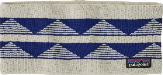 Patagonia Powder Town Headband Hut Tripper: Birch White One Size