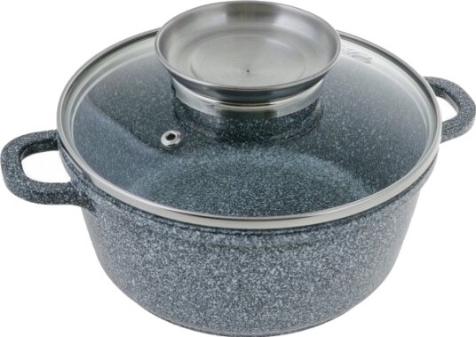 Zilner Gryte Marmor 1,7L 18Cm Zilner Grå Zl 6999