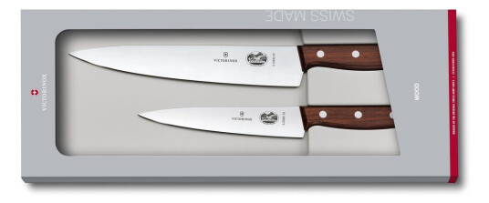 Victorinox Wood knivsett kokkekniver Rostfritt stål-lønn