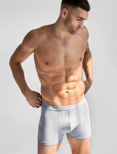 Bread & Boxers 3-Pack Boxer Brief - Grey - M Bread & Boxers 3-Pack Boxer Brief - Grey - M