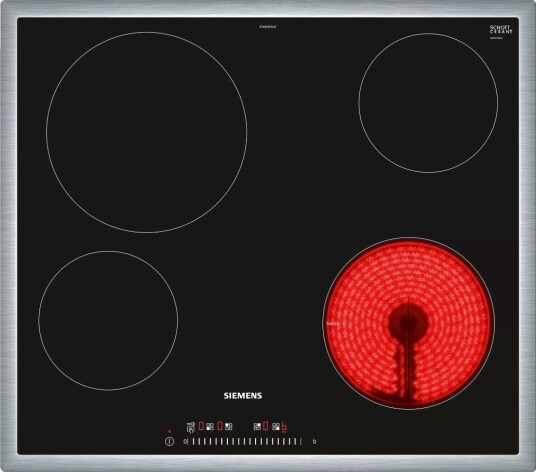 Siemens iQ100 60 cm Keramisk Platetopp med TouchSlider og Booster Siemens iQ100 60 cm Keramisk Platetopp med TouchSlider og Booster