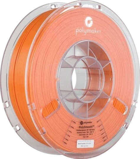 Polymaker PolySmooth PVB Filament 1.75 mm 750 g Oransje PJ01008