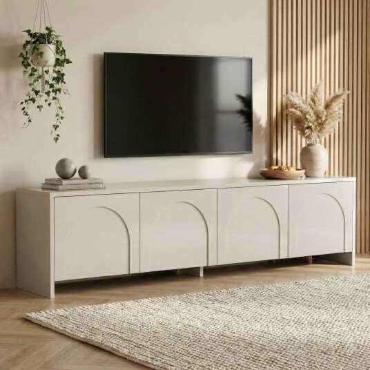 Homitis Tv Stand Aurelia Beige Homitis Tv Stand Aurelia Beige