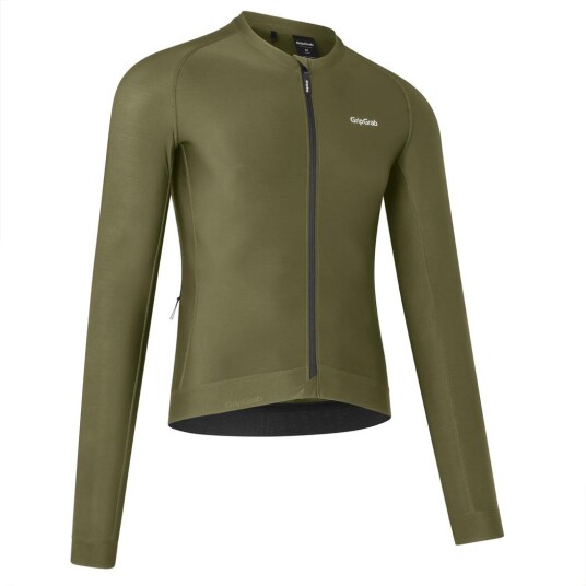 Gripgrab Men"s Pacr Long Sleeve Jersey Olive Green L Gripgrab Men"s Pacr Long Sleeve Jersey Olive Green L